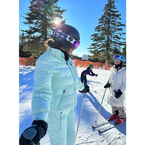 Aztech Mountain Nuke Suit Mint Stretch Ski Jacket Size 6 - Picture 5 of 5